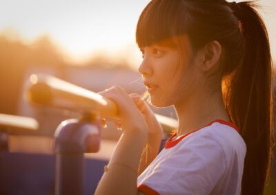 portrait, girl, asian, young woman, female, model, asian model, modeling, pose, posing, sunset, nature, young, teen, asia, sunlight
